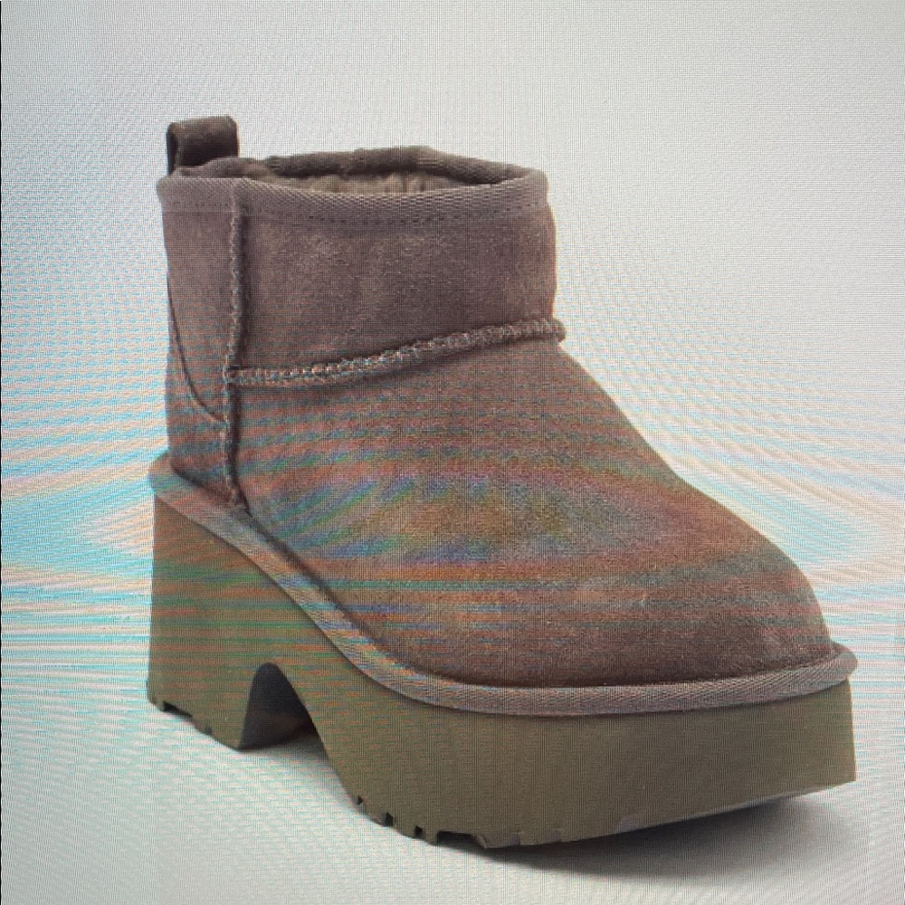 UGG Women's Classic Mini New Heights Platform HCK Boots - Picture 8 of 13